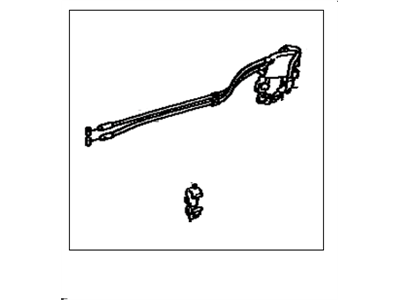 Lexus 69050-30370 Rear Door Lock Assembly, Right