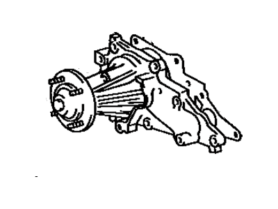 Toyota 16110-49116 Water Pump Assembly W/O Coupling