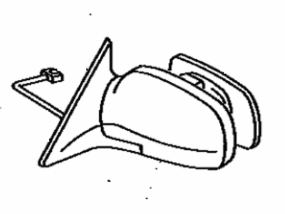 Lexus 87940-30792-B2 Mirror Assy, Outer Rear View, LH