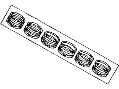 Lexus 13011-46040 Ring Set, Piston