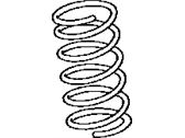 OEM 1999 Lexus LS400 Spring, Coil, Front - 48131-50110