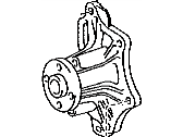 OEM 1991 Lexus ES250 Engine Water Pump Assembly - 16100-69305