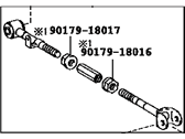 OEM Lexus RX330 Rear Suspension Control Arm Assembly, No.2, Left - 48740-48100