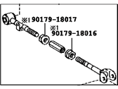 OEM 2004 Lexus RX330 Rear Suspension Control Arm Assembly, No.2, Left - 48740-48100