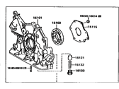 OEM Toyota Camry Oil Pump - 15100-62030