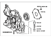 OEM 1991 Toyota Camry Oil Pump - 15100-62020