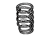 OEM 1990 Lexus LS400 Spring, Coil, Rear - 48231-50010