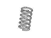 OEM 2010 Lexus IS250 Spring, Coil, Rear - 48231-53201