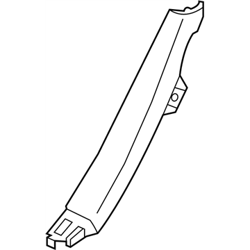 Infiniti 76918-1MA0A Garnish-Rear Wheel House, LH