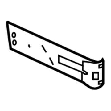 Nissan 62222-EZ00A Bracket-Front Bumper Side, RH