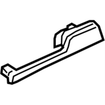 Nissan 87375-4BA0B Finisher-Cushion, Front Seat LH Lower