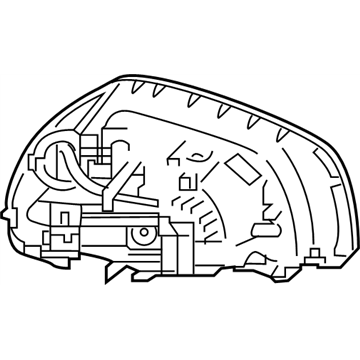 Infiniti 96354-4GA0A Body-Door Mirror, LH