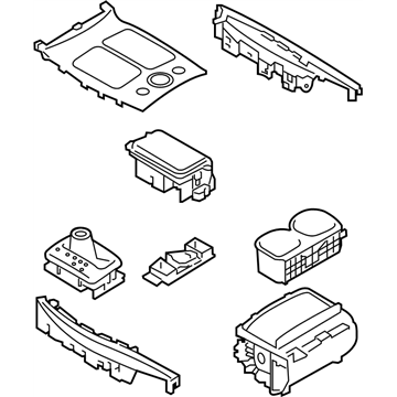 Infiniti 96941-4AM3A Finisher-A/T Indicator, Console