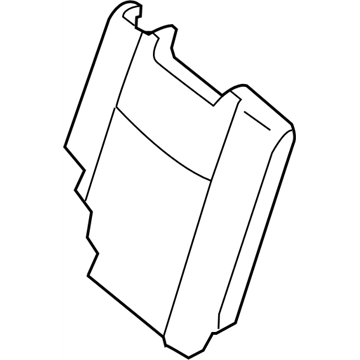 Infiniti 89670-3JA2A Trim Assembly-3RD Seat Back, LH