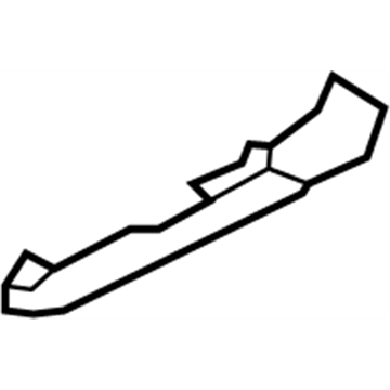 Infiniti 87375-1BA0A Finisher-Cushion, Front Seat LH Lower