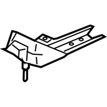 Nissan 67400-CA000 Member-Dash Lower Cross, R
