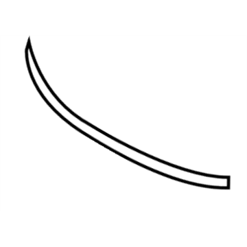 Infiniti 82839-JK010 Seal-Rear Door Partition, LH