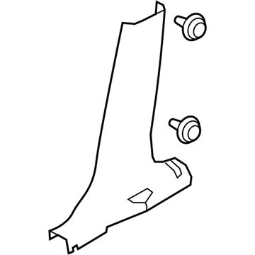 Nissan 76916-4BA0A Garnish-Center Pillar, Lower LH