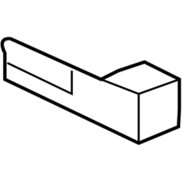 Infiniti 76856-1BA0A Reflector MUDGUARD, Rear RH