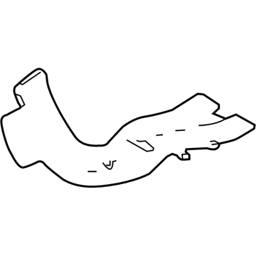 Infiniti 27833-4GA0A Duct-Floor, Front LH