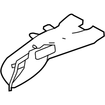 Infiniti 27832-4GA0A Duct-Floor, Front RH