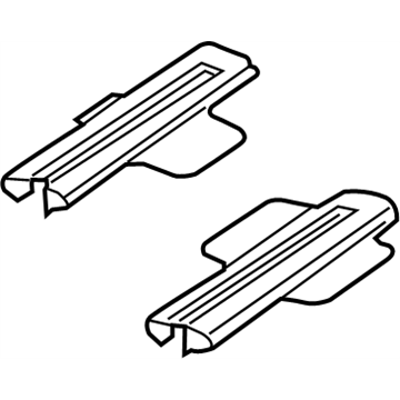 Infiniti 88542-3JA2A Cover-2nd Seat Slide, RH