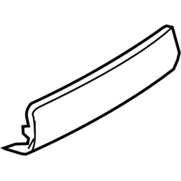 Nissan 85018-5ZW0A Finisher-Rear Bumper, Lower