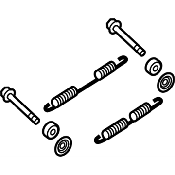 Nissan D4090-1PA1A Spring Kit Return, Rear Brake S