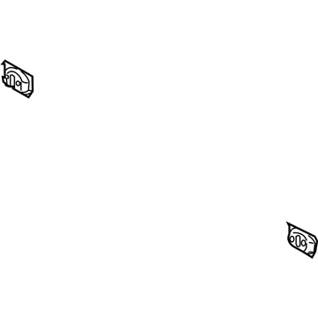 Infiniti 88693-4GA1A Cover-Striker, Rear Seat LH