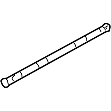 Infiniti 82838-1LA2A Seal-Rear Door Partition, RH