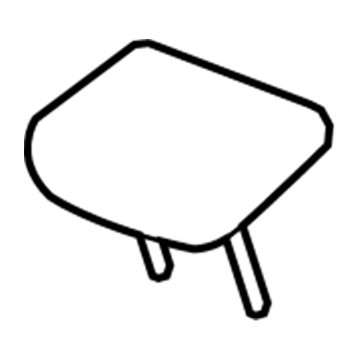 Nissan 86460-4BK0A Headrest Assy-Rear Seat