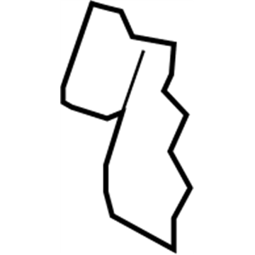 Nissan 88661-5AA0A Pad Assy-Back, Rear Seat LH