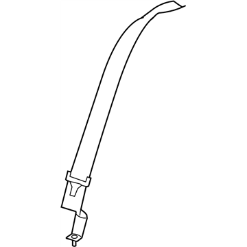 Infiniti 88844-EH100 Belt Assembly-Rear Seat Tongue