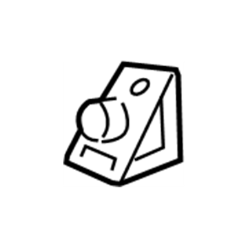 Infiniti 62225-EG000 Bracket-Front Bumper Side, LH