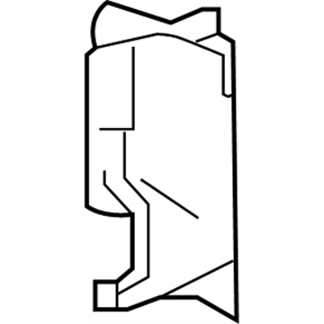 Infiniti 21559-5DC0A Air Guide-Radiator Side, LH