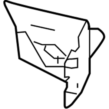 Infiniti 85045-6GW0A Bracket-Rear Bumper, LH