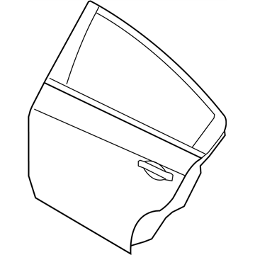 Nissan H2100-9N0MA Door-Rear, RH