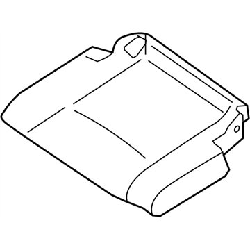 Nissan 89320-4BA3A Trim Assy-Cushion, 3RD Seat RH