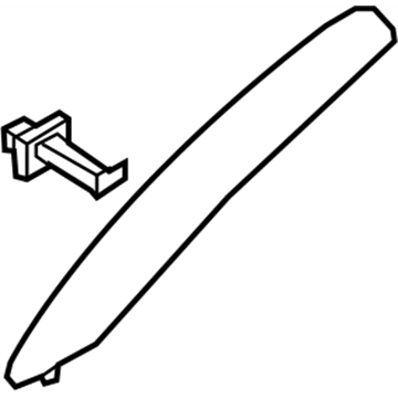 Infiniti 76911-5UT0A Garnish Assy-Front Pillar, RH