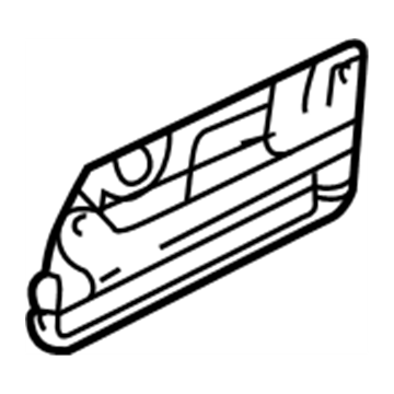 Nissan 80145-3S500 Reinforce-Front Door Inner Waist Front, L