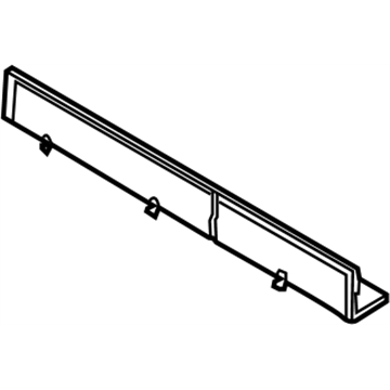 Nissan 84908-CA001 FINISHER - Luggage, Center Lower