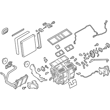 Infiniti 27110-4GF0A Heating Unit Assy-Front