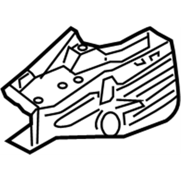Nissan 64184-7S030 Reinforce-Hoodledge, Rear RH