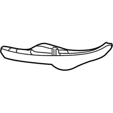 Infiniti 963C0-1BA0A FINISHER Assembly-Side View, RH