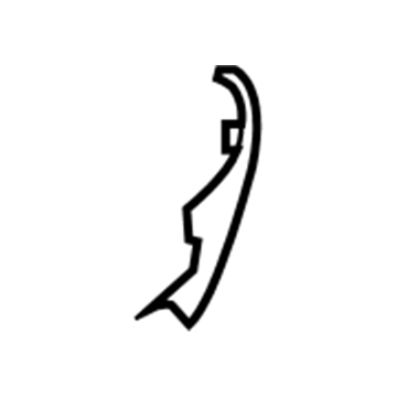 Infiniti 87381-1BA2A Finisher-Cushion, Front Seat Inner LH