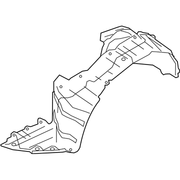Nissan 63840-5AA0A Protector-Front Fender, RH