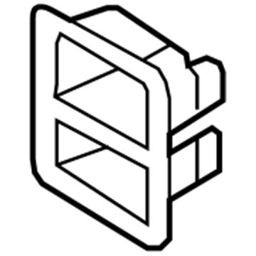 Infiniti 849K2-1LA0A Escutcheon-Seat Switch, Rear