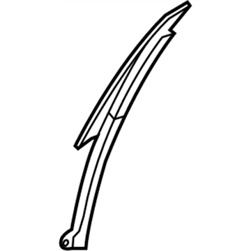 Infiniti 822D2-4GA0A Cover-Rear Door Sash, RH