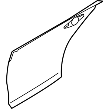 Infiniti H2152-4GAMA Panel-Rear Door, Outer RH