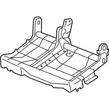 Nissan 88351-4CP1A Frame Assy-Rear Seat Cushion, LH